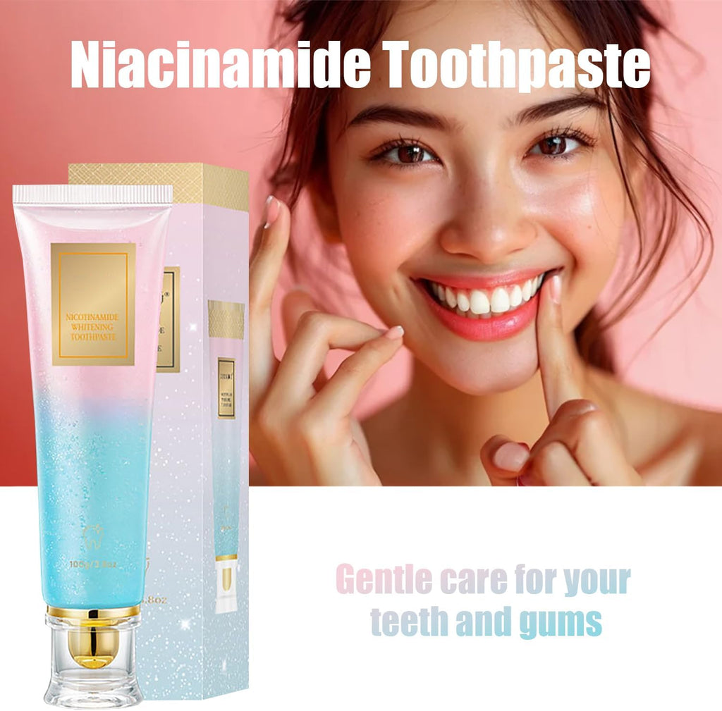 Niacinamide Toothpaste,Niacinamide Intensive Toothpaste,Fresh Breath Toothpastes, Remove Tooth Stains (3.8Oz)